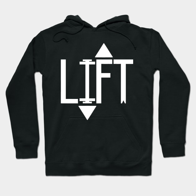 Lift mens dark Hoodie by ChristianCrecenzio